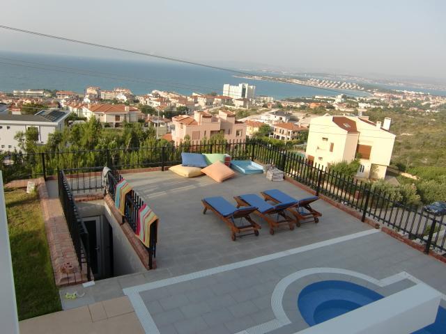 Luxury Villa With Amazing View, Çeşme Exteriör bild